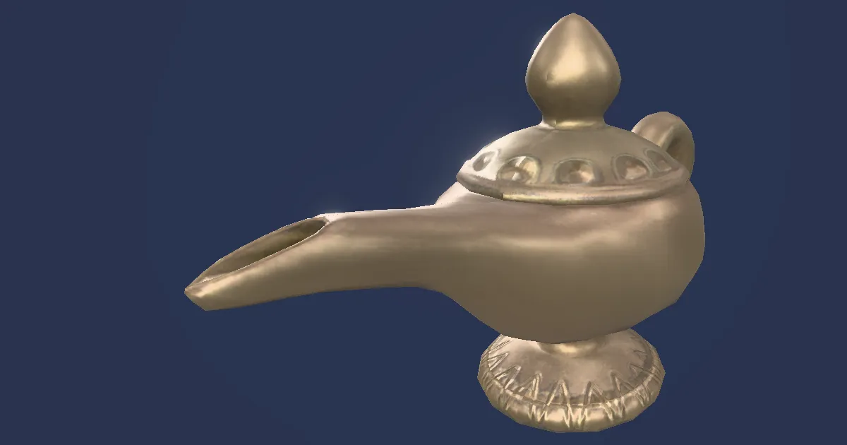 Wunderlampe in 3D