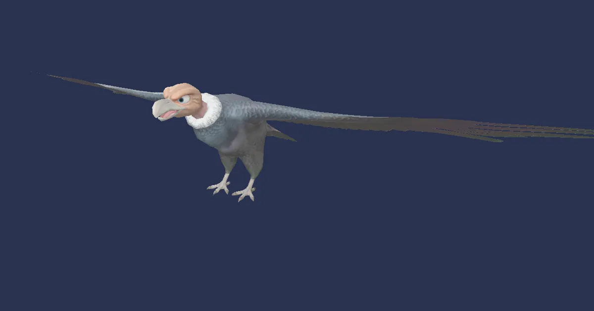 Nebelkondor in 3D