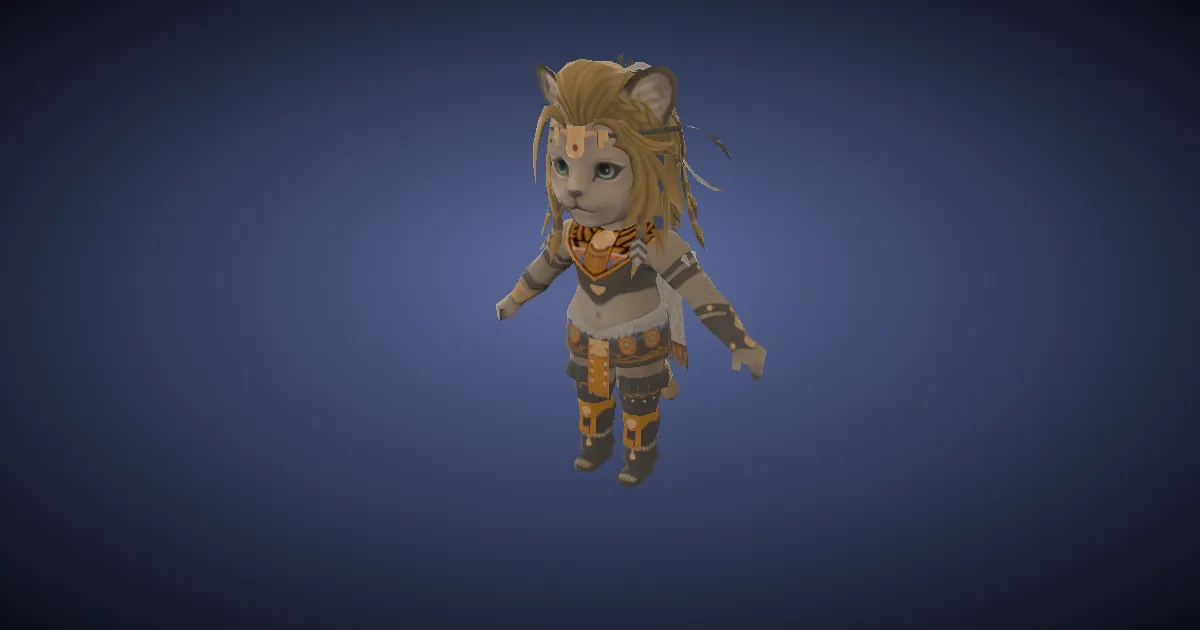 Wuk Lamat-Puppe in 3D