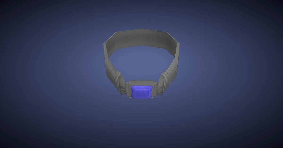 Darklight Choker of Maiming - 3D render