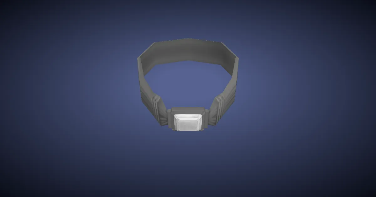 Darklight Choker of Casting - 3D render