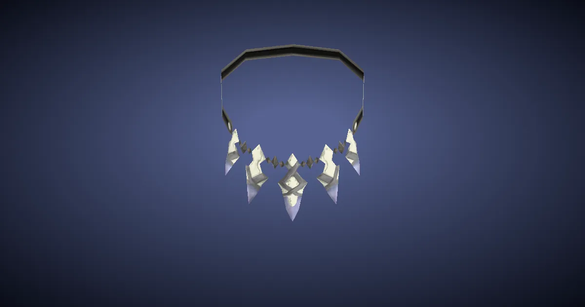 Aurum Regis Necklace of Healing - 3D render