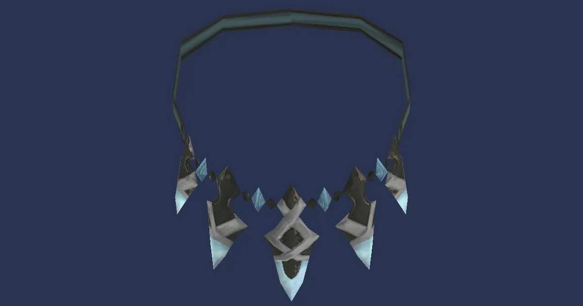 Rendu 3D de Collier de soigneur en cupronickel