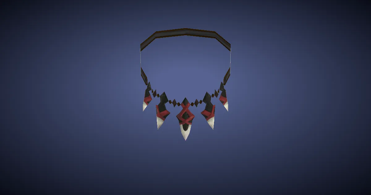 Hematite Choker of Aiming - 3D render