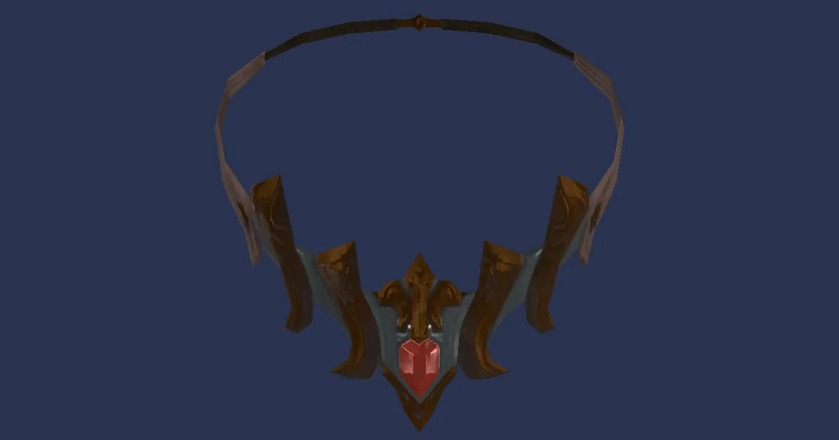 Triplite Choker of Casting - 3D render