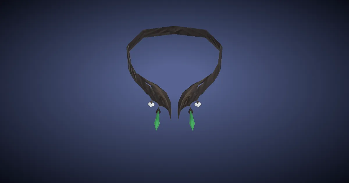 Diaspore Choker of Casting - 3D render