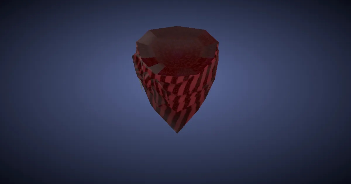 3D-Ansicht von Rotschnabel-Schal