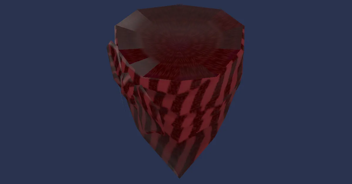 Rendu 3D de Foulard des Becs-rouges