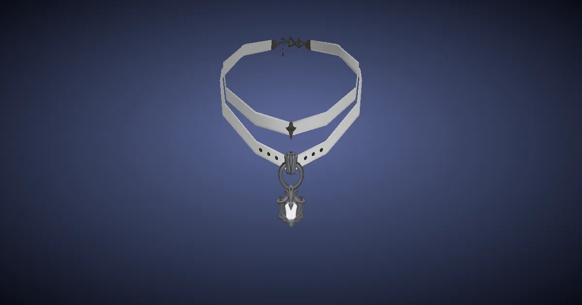 Loboskin Necklace of Slaying - 3D render