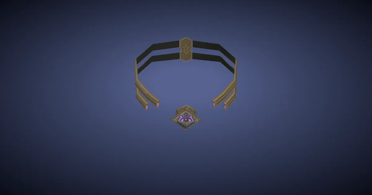 Phrygian Choker of Aiming - 3D render