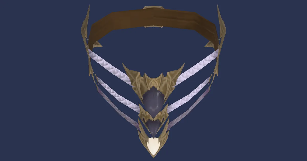 Immaculate Necklace of Casting - 3D render