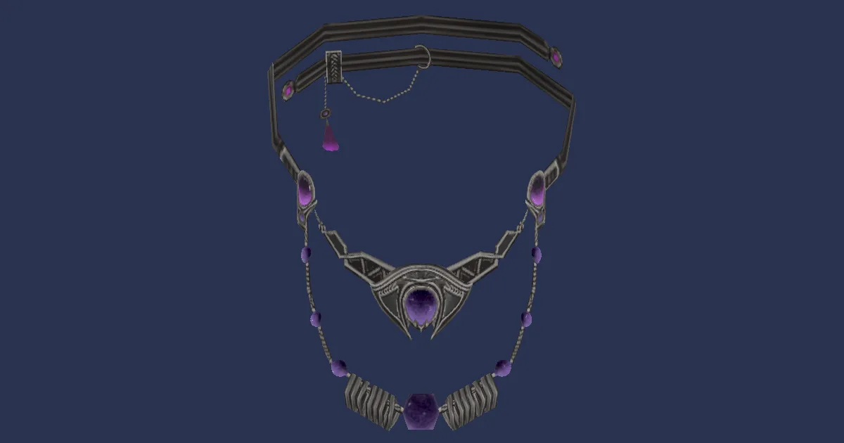 3D-Ansicht von Ewige Dunkelheit-Halsband der Heilung
