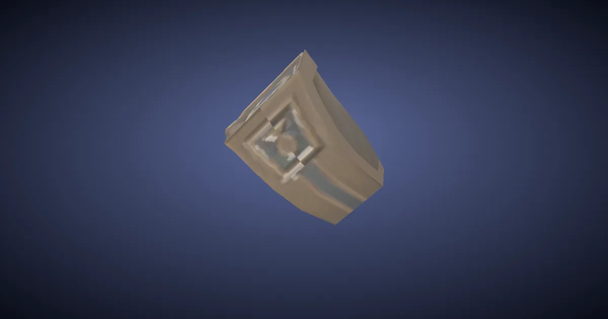 Rendu 3D de Anneau de la balance dorée