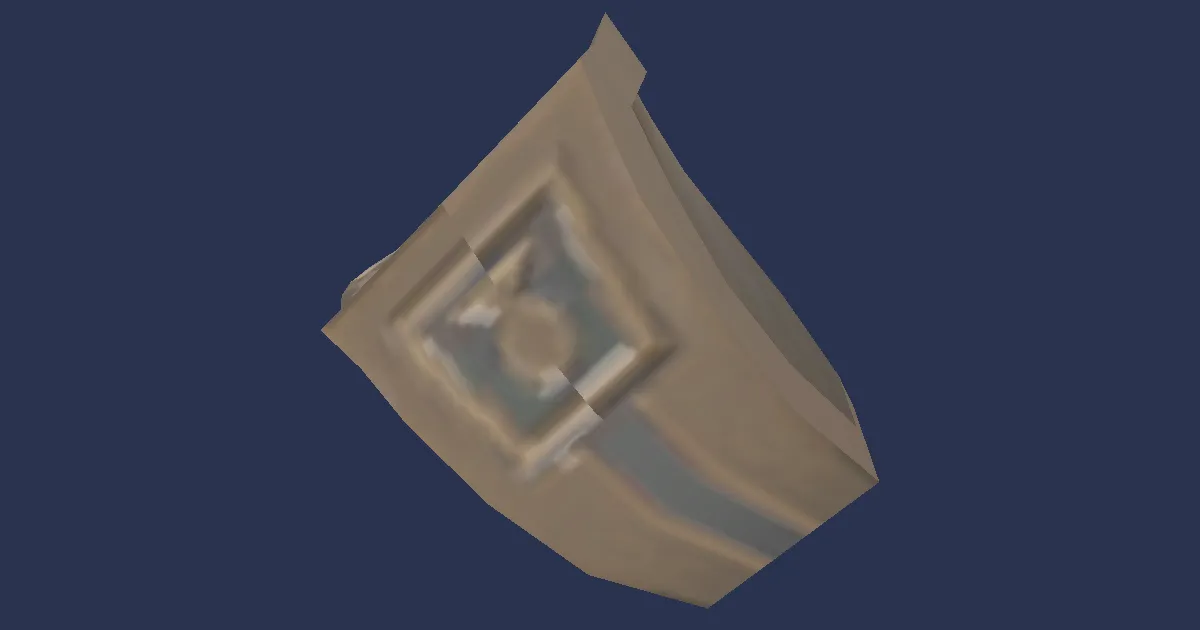 Rendu 3D de Anneau de la balance dorée