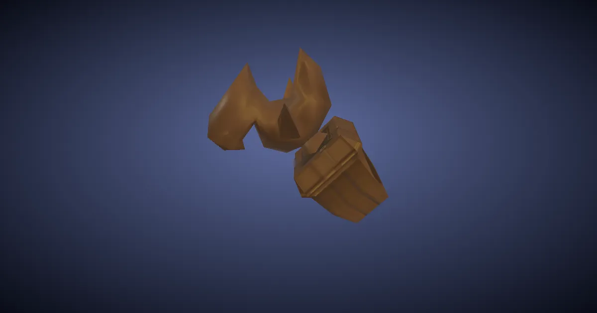 3D-Ansicht von Chocobo-Ring