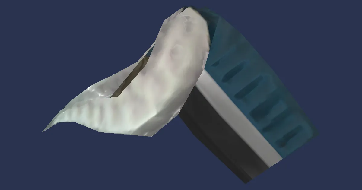 Yeti Fang Ring of Healing - 3D render