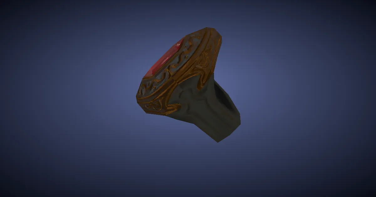 Triplite Ring of Casting - 3D render