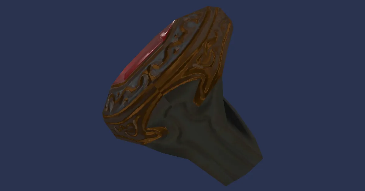 Triplite Ring of Casting - 3D render