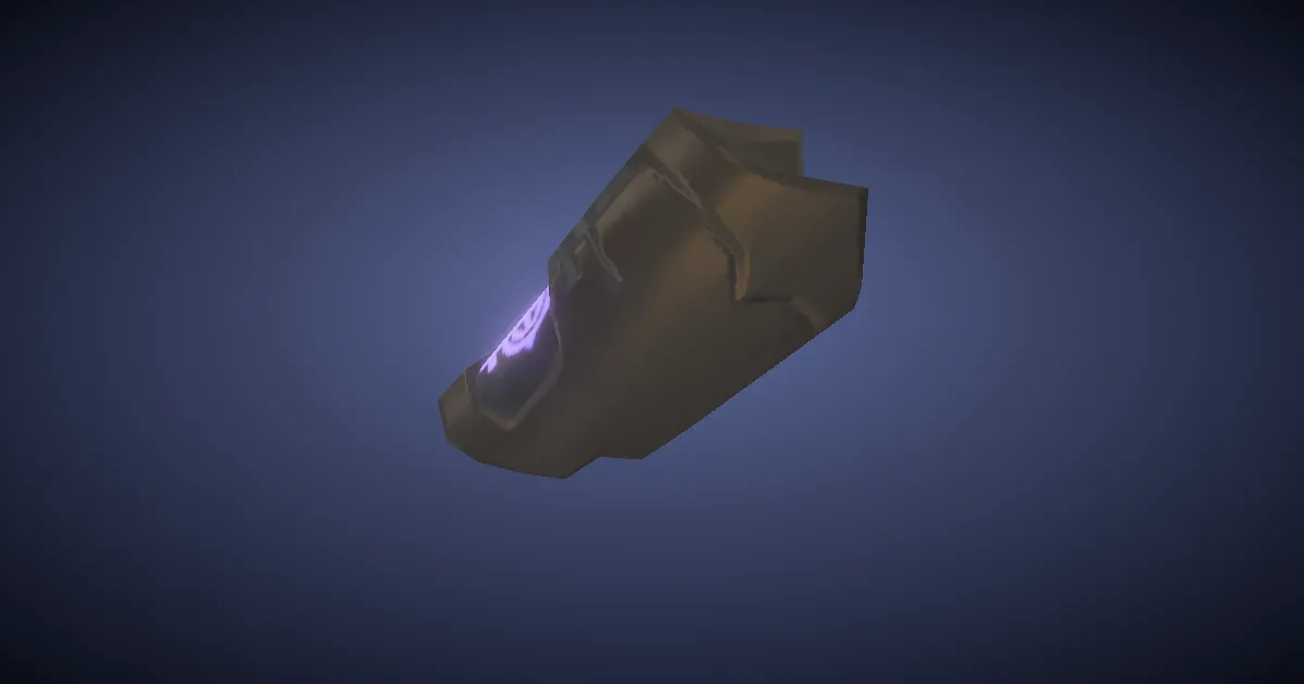 Rendu 3D de Bague de pisteur en bismuth