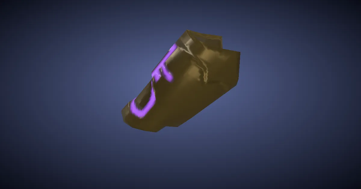 Black Star Ring of Fending - 3D render