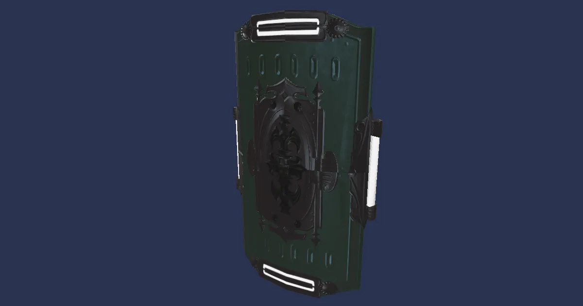 Mythrite Scutum - 3D render