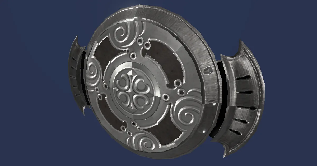 Beastwarden's Buckler - 3D render