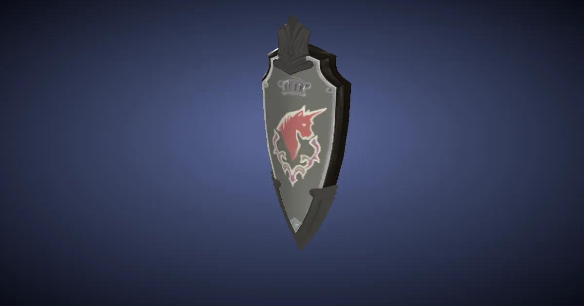 House Fortemps Kite Shield - 3D render