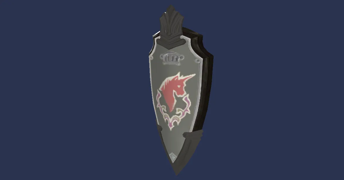 House Fortemps Kite Shield - 3D render