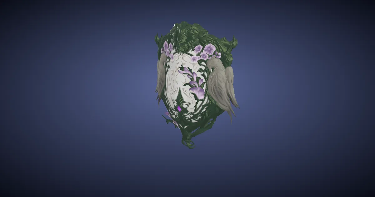 High Durium Shield - 3D render
