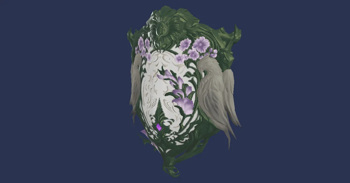 High Durium Shield - 3D render