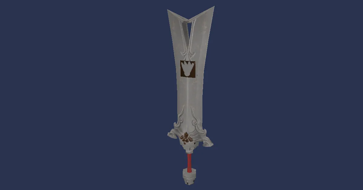 Mythrite Katzbalger - 3D render