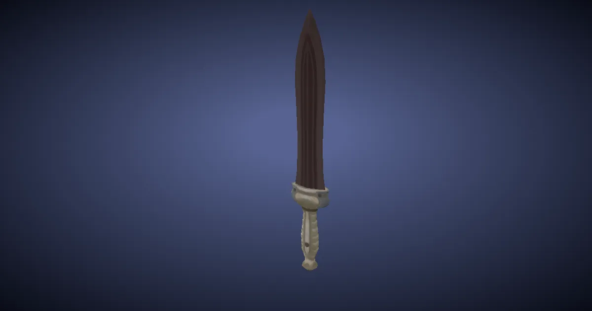 Bronze Spatha - 3D render