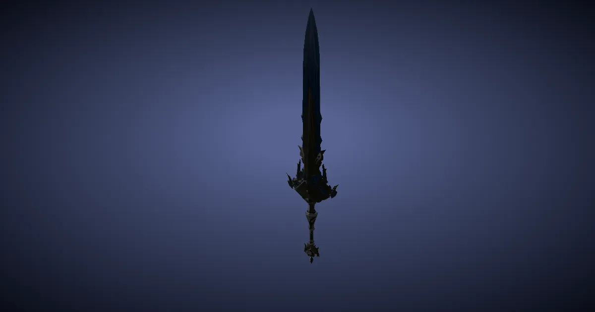 Deepgold Sword - 3D render