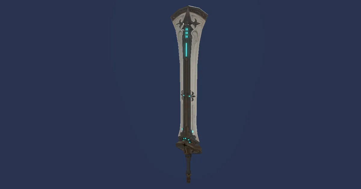 Augmented Scaevan Magitek Katzbalger - 3D render