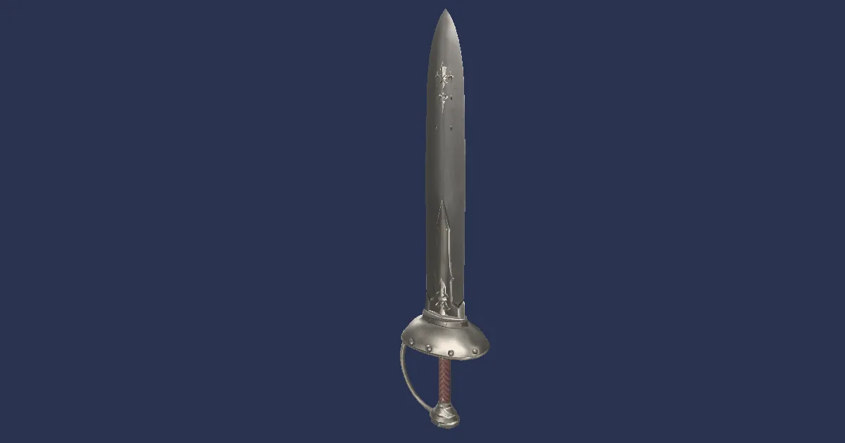 Historia Sword - 3D render