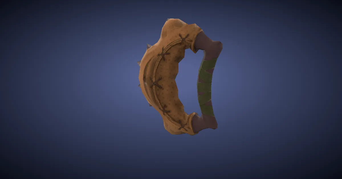 Goatskin Cesti - 3D render