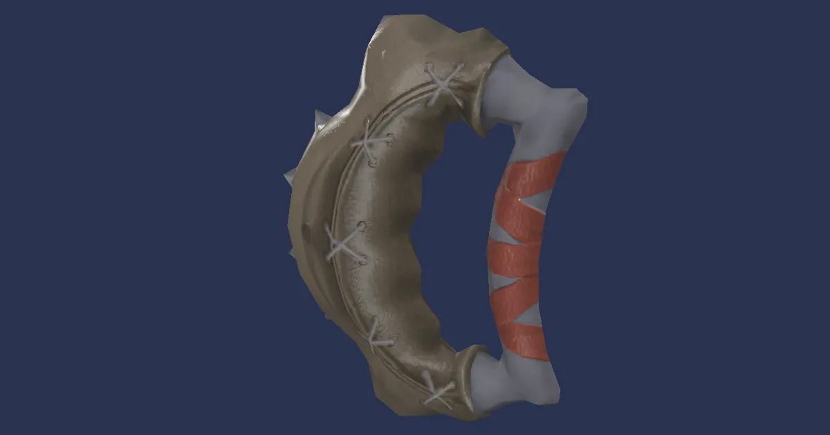 Boarskin Himantes - 3D render
