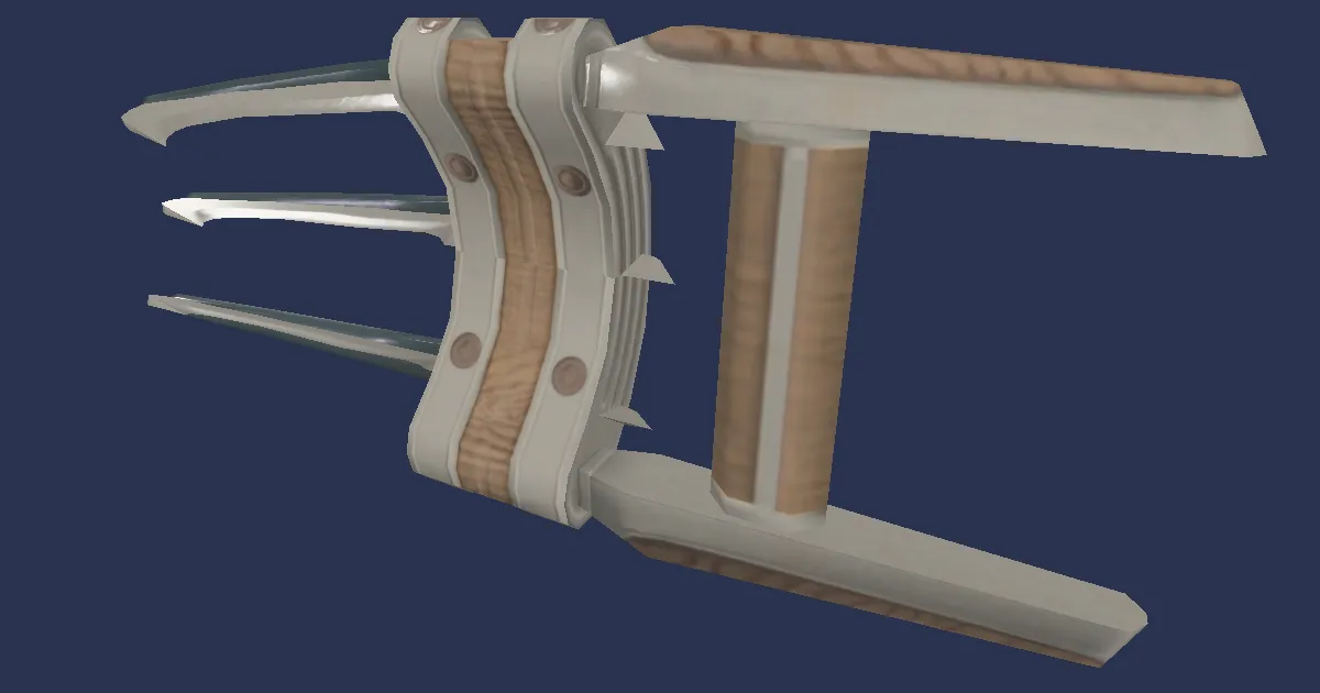 Mythril Claws - 3D render