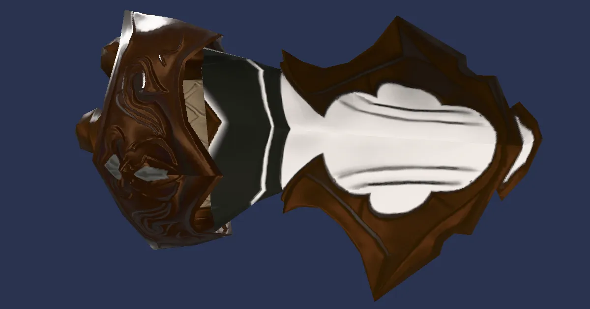 Titanbronze Fists - 3D render