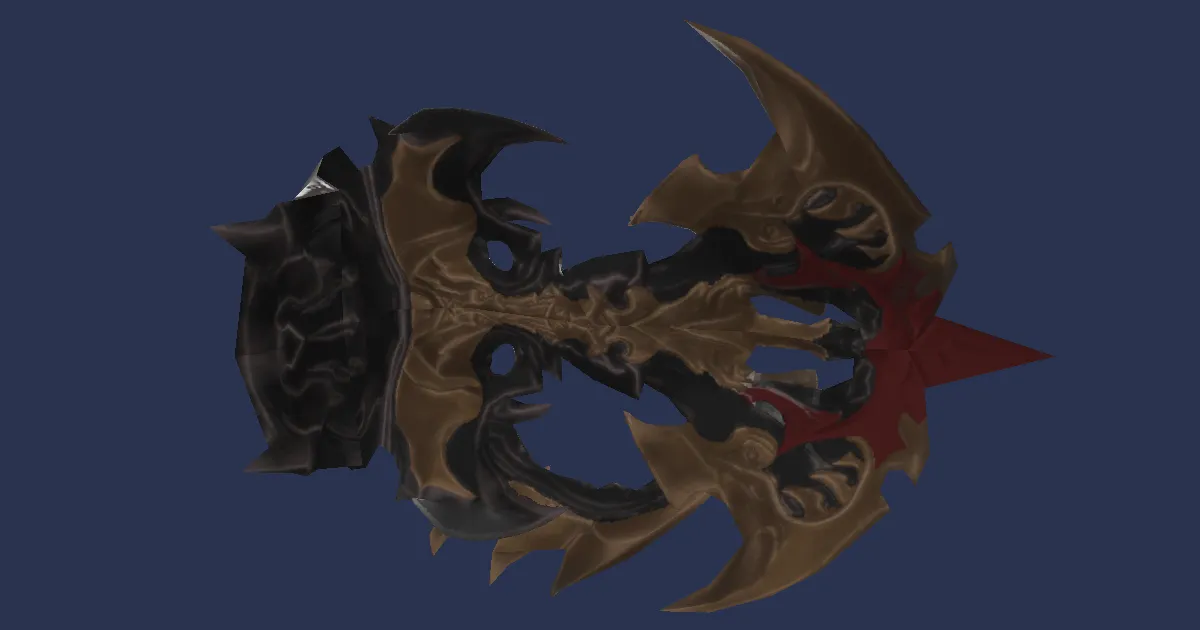 3D-Ansicht von Shinryu-Klauen