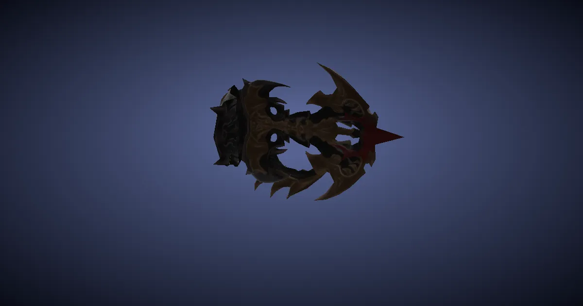 Rendu 3D de Griffes de Shinryu