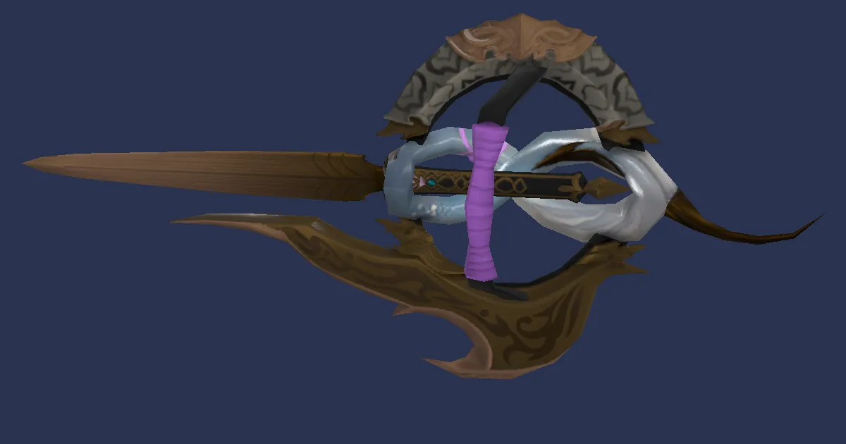 Seiryu's Bladed Tekko - 3D render