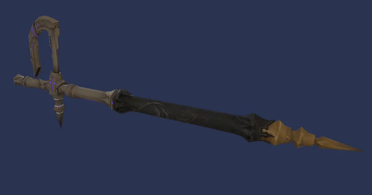 3D-Ansicht von Bismut-Tonfa