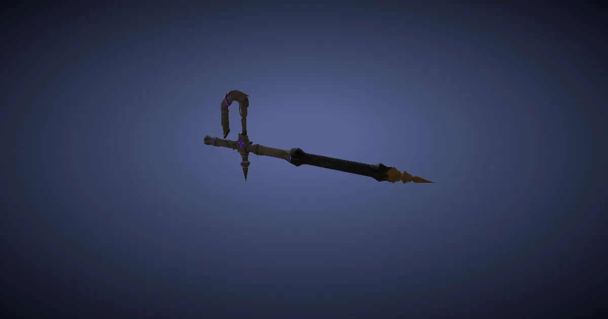 Bismuth Tonfa - 3D render