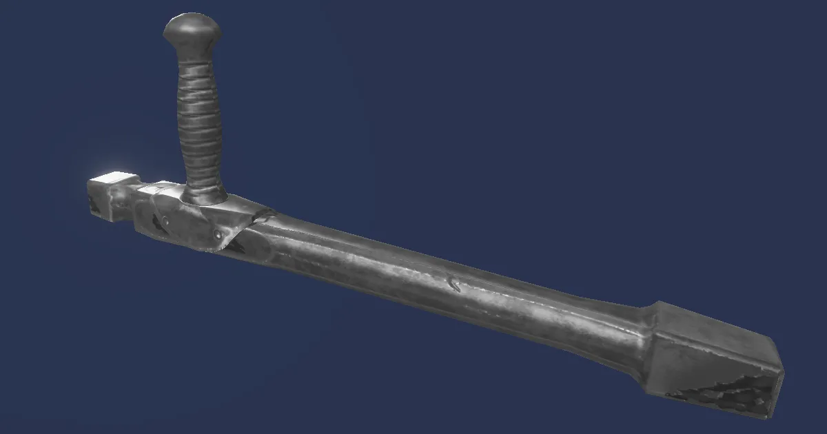 Ruthenium Tonfa - 3D render