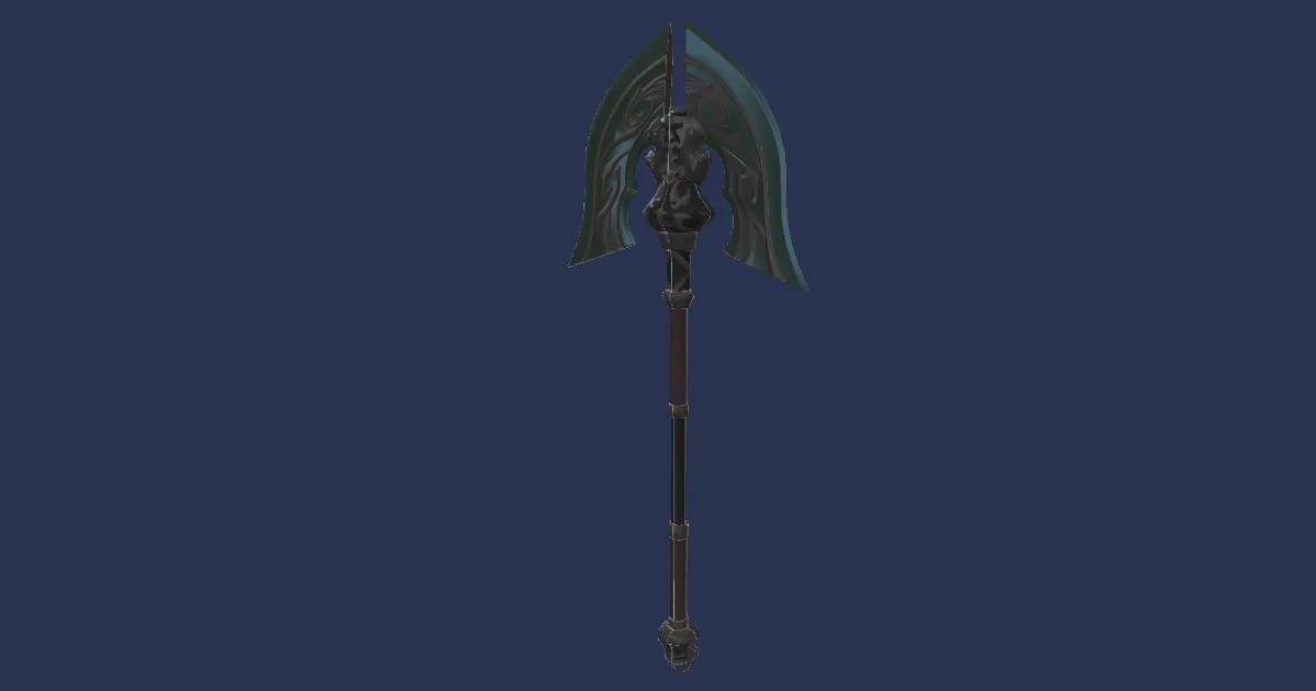 Mythrite Labrys - 3D render