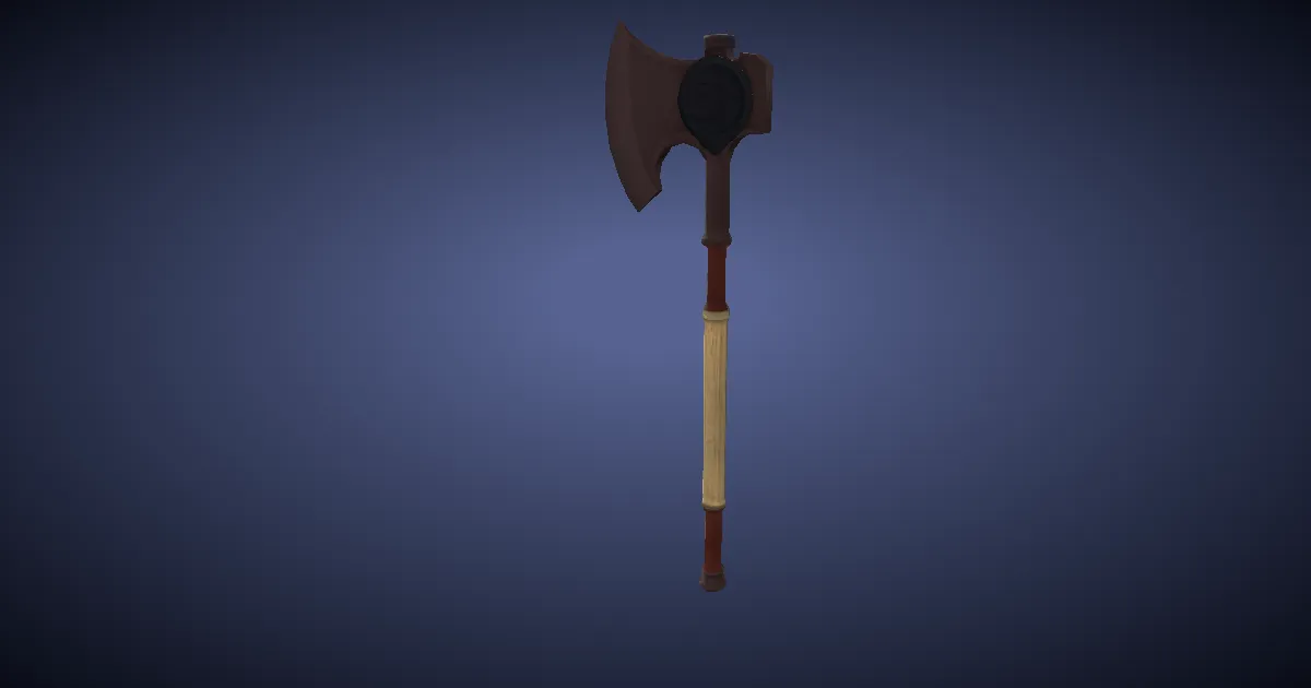 Cloud Axe - 3D render