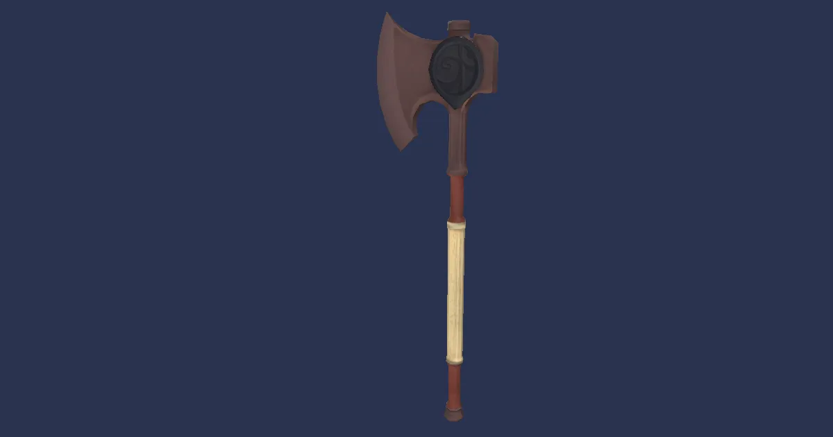 Cloud Axe - 3D render