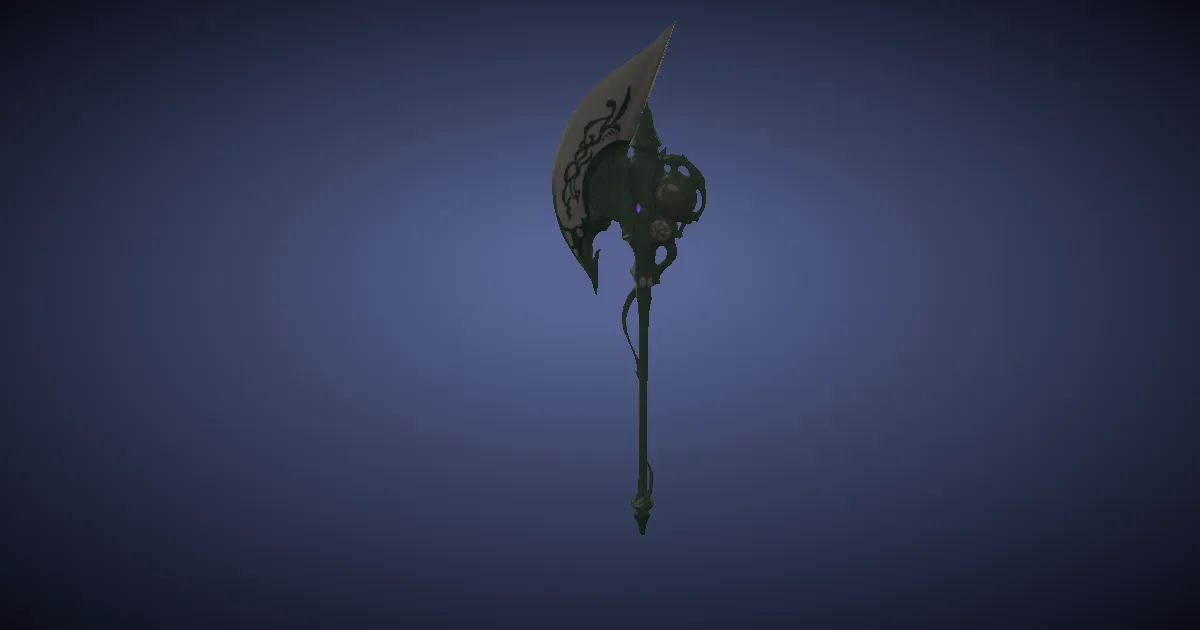 High Durium Axe - 3D render