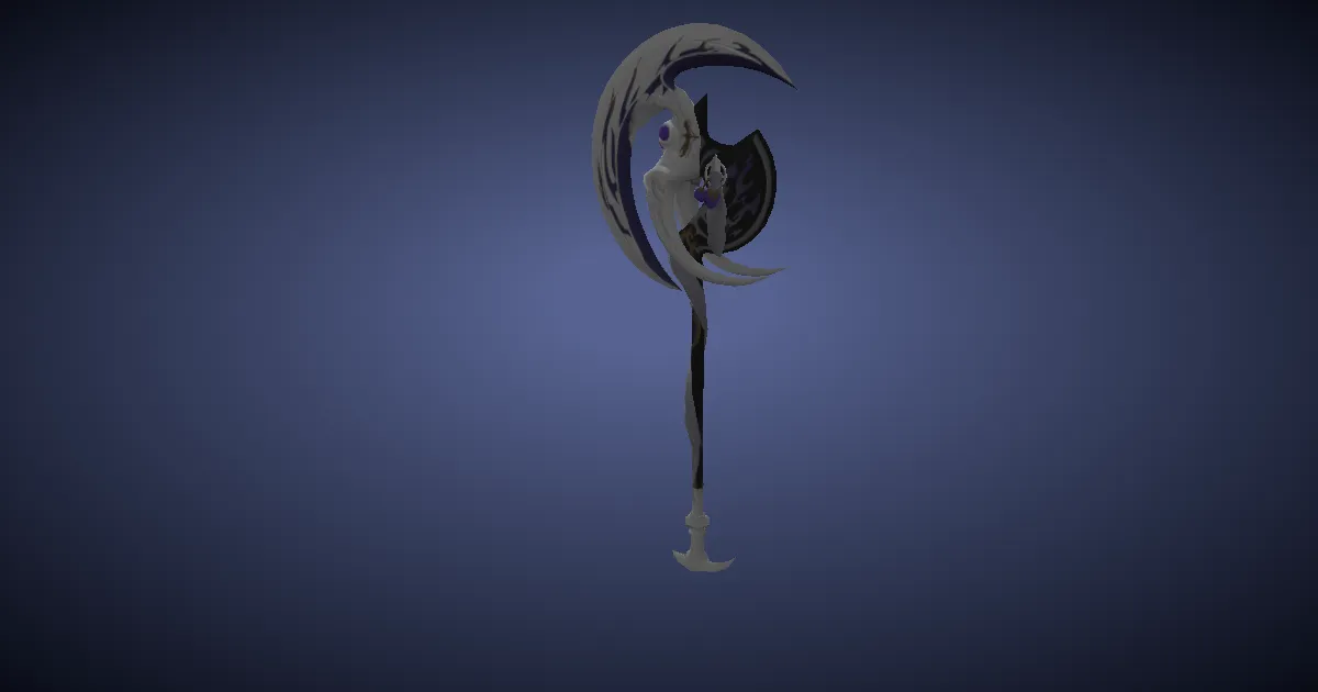 Byakko's Greataxe - 3D render